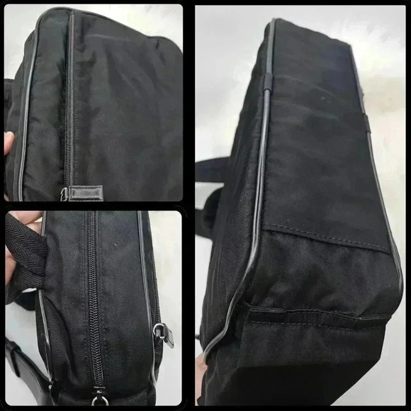 Prada Black Logo 2Way Chest Rig/Shoulder Bag - Picture 12 of 17